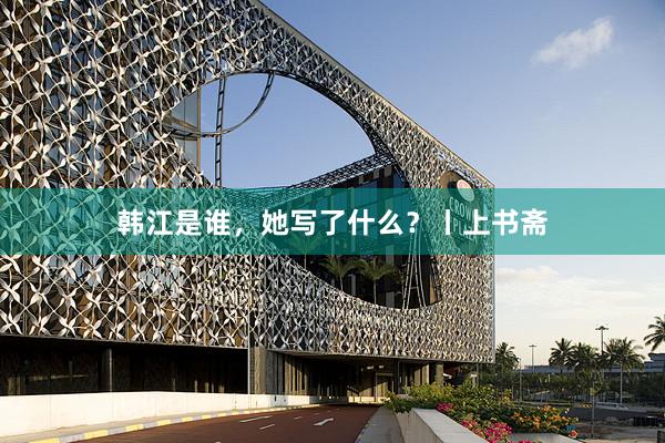 韩江是谁,她写了什么?丨上书斋