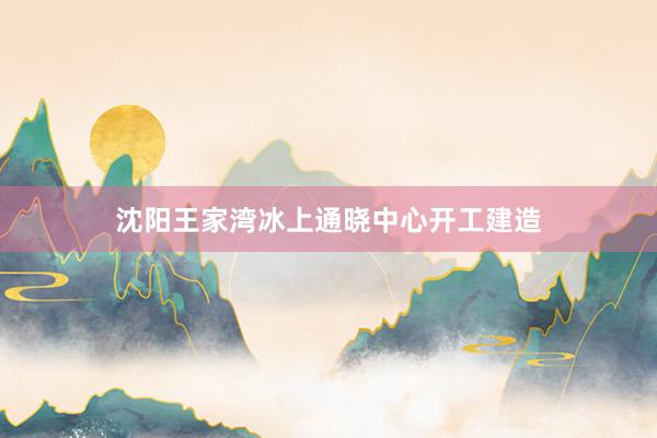 沈阳王家湾冰上通晓中心开工建造